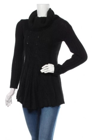 Дамски пуловер, Размер S, Цвят Черен, 40% акрил, 30% вълна, 30% мохер, Цена 33,60 лв.