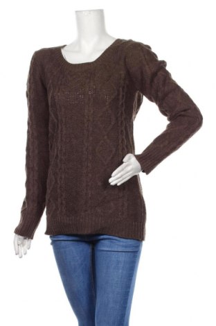 Дамски пуловер Cache Cache, Размер L, Цвят Кафяв, Цена 29,40 лв.