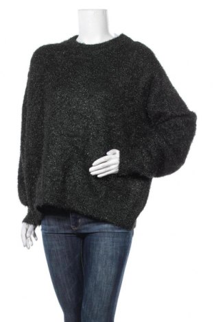 Damski sweter H&M, Rozmiar L, Kolor Czarny, 70% poliester, 30% metalowe nici, Cena 76,80 zł