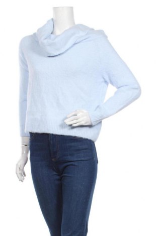Дамски пуловер H&M, Размер M, Цвят Син, 51% полиамид, 49% акрил, Цена 29,40 лв.