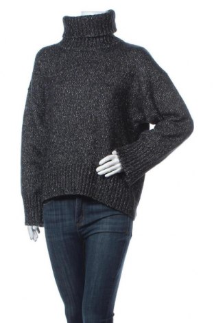 Дамски пуловер H&M, Размер S, Цвят Черен, 71% памук, 28% акрил, 1% вълна, Цена 33,60 лв.