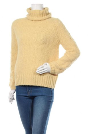 Дамски пуловер ONLY, Размер XS, Цвят Жълт, Полиестер, Цена 29,40 лв.