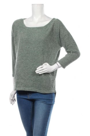 Дамски пуловер ONLY, Размер M, Цвят Зелен, 95% полиестер, 5% еластан, Цена 25,20 лв.