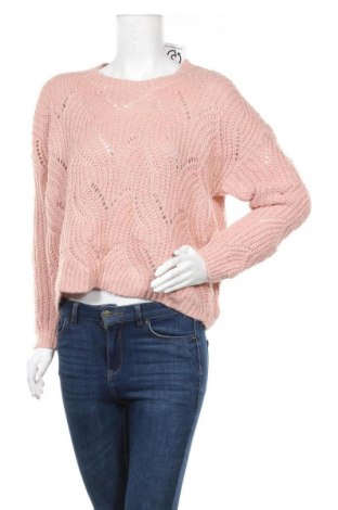 Damski sweter ONLY, Rozmiar M, Kolor Różowy, 75%akryl, 25% poliamid, Cena 76,80 zł