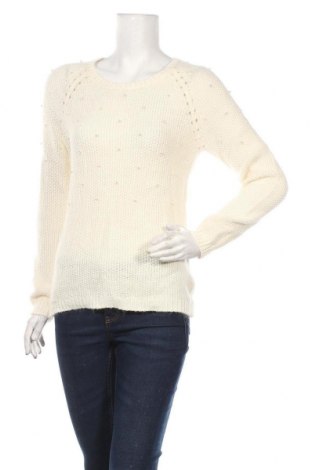 Дамски пуловер Vavite, Размер S, Цвят Екрю, 55% акрил, 35% памук, 7% полиамид, 4% мохер, Цена 23,52 лв.
