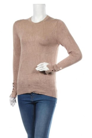 Дамски пуловер Zara, Размер L, Цвят Кафяв, Цена 37,80 лв.