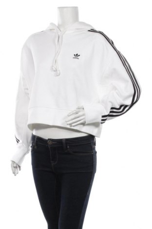 Hanorac de femei Adidas Originals, Mărime S, Culoare Alb, Bumbac, Preț 211,68 Lei