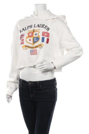 Damska bluza Polo By Ralph Lauren, Rozmiar S, Kolor Biały, 84% bawełna, 16% poliester, Cena 429,38 zł