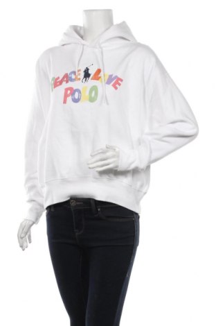 Damska bluza Polo By Ralph Lauren, Rozmiar M, Kolor Biały, 82% bawełna, 18% poliester, Cena 466,88 zł