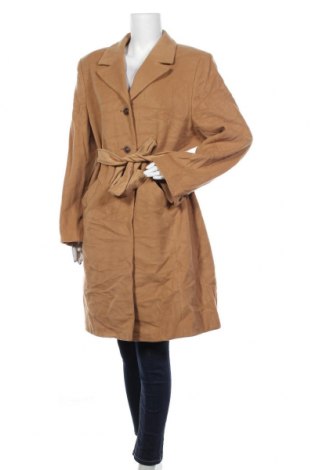 Дамско палто Michele Boyard, Размер XL, Цвят Бежов, 60% вълна, 20% кашмир, 20% полиамид, Цена 40,95 лв.