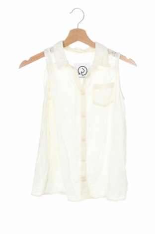 Kinderhemd H&M, Größe 11-12y/ 152-158 cm, Farbe Ecru, Viskose, Preis 8,77 €