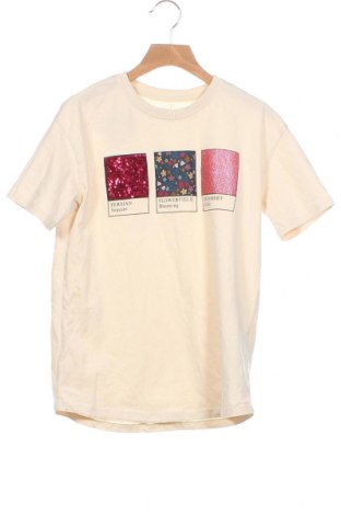 Dziecięcy T-shirt Name It, Rozmiar 10-11y/ 146-152 cm, Kolor Beżowy, Bawełna, Cena 64,00 zł