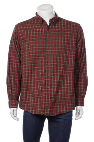 Мъжка риза L.L. Bean, Размер L, Цвят Червен, Памук, Цена 24,15 лв.