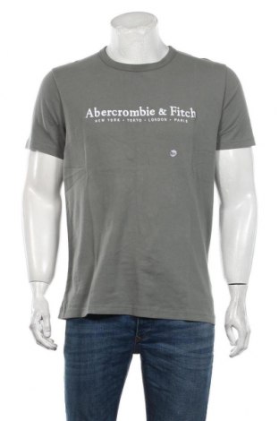 Мъжка тениска Abercrombie & Fitch, Размер L, Цвят Зелен, Памук, Цена 44,25 лв.