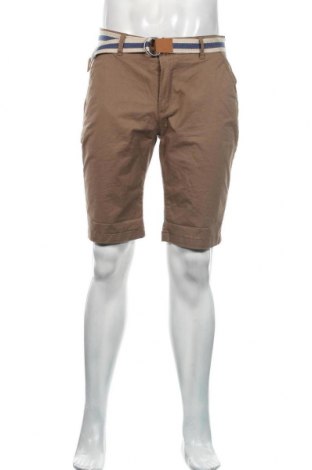 Pantaloni scurți de bărbați ! Solid, Mărime S, Culoare Maro, 98% bumbac, 2% elastan, Preț 58,95 Lei