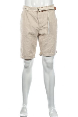 Мъжки къс панталон Esprit, Размер XL, Цвят Бежов, 55% лен, 45% памук, Цена 59,25 лв.