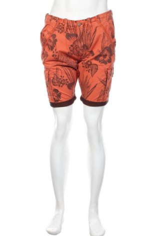 Мъжки къс панталон Indicode, Размер M, Цвят Оранжев, Памук, Цена 13,80 лв.