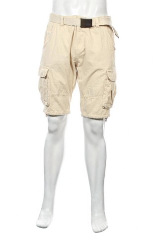Мъжки къс панталон Indicode, Размер L, Цвят Бежов, Памук, Цена 22,77 лв.