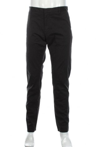 Męskie spodnie Emporio Armani, Rozmiar L, Kolor Czarny, 98% bawełna, 2% elastyna, Cena 354,38 zł