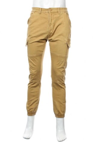 Męskie spodnie Indicode, Rozmiar S, Kolor Brązowy, 98% bawełna, 2% elastyna, Cena 52,20 zł
