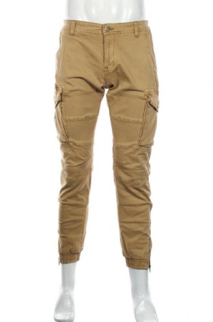 Męskie spodnie Indicode, Rozmiar M, Kolor Żółty, 98% bawełna, 2% elastyna, Cena 129,20 zł