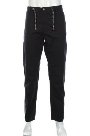 Мъжки панталон Indicode, Размер XL, Цвят Черен, 55% лен, 45% памук, Цена 59,25 лв.