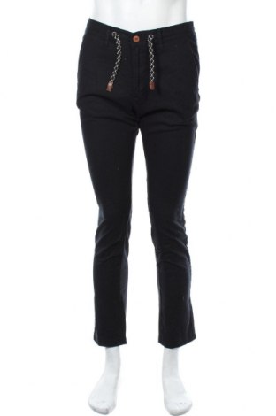 Ανδρικό παντελόνι Indicode, Μέγεθος S, Χρώμα Μαύρο, 55% λινό, 45% βαμβάκι, Τιμή 12,22 €