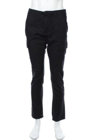 Мъжки панталон Indicode, Размер M, Цвят Черен, 55% лен, 45% памук, Цена 15,60 лв.