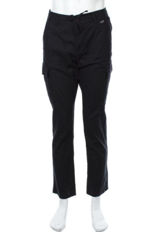 Мъжки панталон Indicode, Размер M, Цвят Черен, 55% лен, 45% памук, Цена 33,82 лв.
