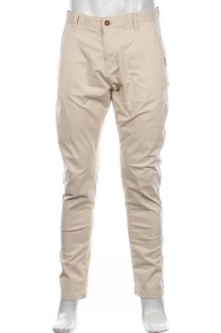 Мъжки панталон Indicode, Размер M, Цвят Бежов, 98% памук, 2% еластан, Цена 13,60 лв.