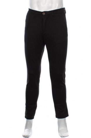 Мъжки панталон Jack & Jones, Размер M, Цвят Черен, 98% памук, 2% еластан, Цена 24,75 лв.