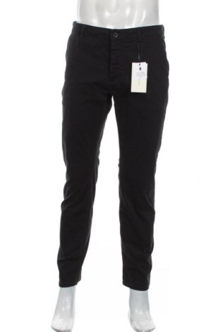 Мъжки панталон Pier One, Размер M, Цвят Черен, 98% памук, 2% еластан, Цена 20,01 лв.