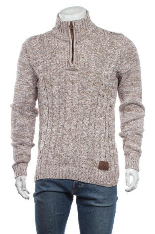 Męski sweter ! Solid, Rozmiar L, Kolor Brązowy, Bawełna, Cena 161,25 zł