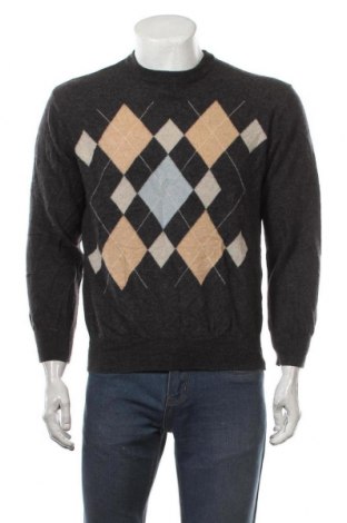 Мъжки пуловер Aigner, Размер L, Цвят Черен, Вълна, кашмир, Цена 64,57 лв.