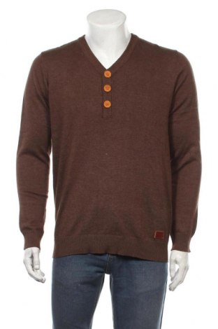 Мъжки пуловер Blend, Размер XL, Цвят Кафяв, 50% памук, 50% акрил, Цена 31,20 лв.