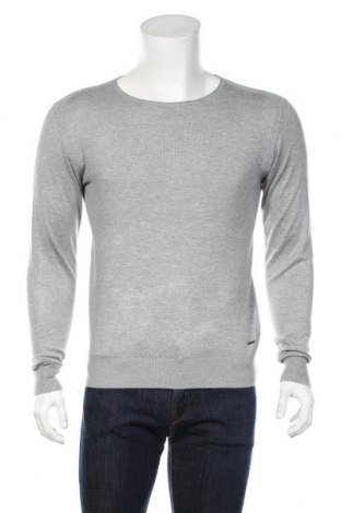 Мъжки пуловер Indigo, Размер S, Цвят Сив, 82% вискоза, 18% полиамид, Цена 47,40 лв.