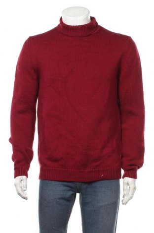 Мъжки пуловер Peek & Cloppenburg, Размер L, Цвят Червен, Вълна, Цена 33,60 лв.