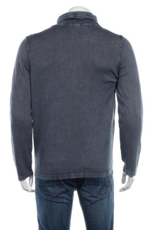 Мъжки пуловер S.Oliver, Размер L, Цвят Син, 100% памук, Цена 66,75 лв.
