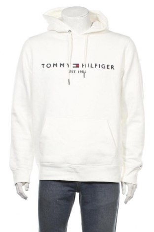 Мъжки суичър Tommy Hilfiger, Размер M, Цвят Бял, 64% памук, 36% полиестер, Цена 136,50 лв.