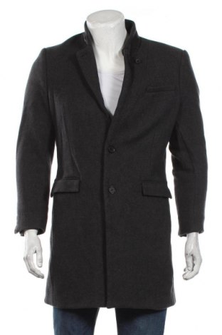 Pánsky kabát  The Kooples, Veľkosť L, Farba Sivá, 95% vlna, 5% kašmír, Cena  66,22 €