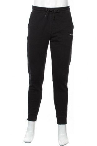 Мъжко спортно долнище Calvin Klein, Размер M, Цвят Черен, Памук, Цена 105,30 лв.