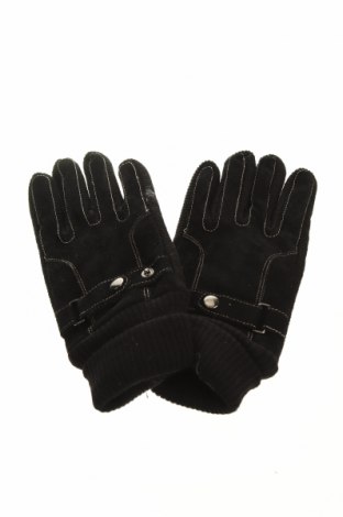 Mănuși, Culoare Negru, Textil, velur natural, Preț 79,58 Lei