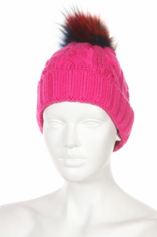 Καπέλο, Χρώμα Ρόζ , Ακρυλικό, φυσική τρίχα, Τιμή 15,59 €