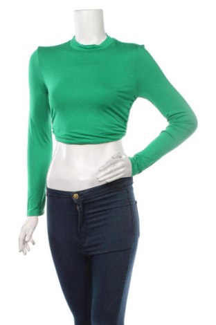 Дамска блуза H&M Divided, Размер M, Цвят Зелен, Цена 4,20 лв.