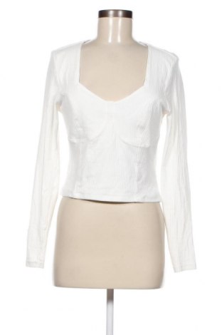 Γυναικεία μπλούζα Monki, Μέγεθος L, Χρώμα Λευκό, Τιμή 12,37 €