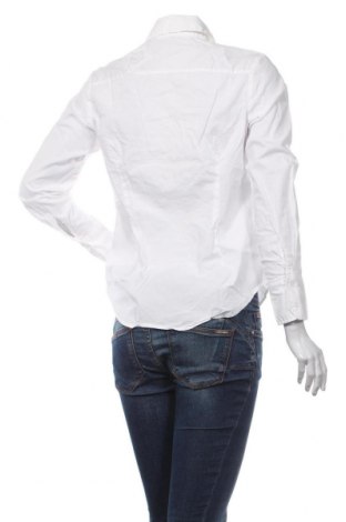 Дамска риза Mango, Размер M, Цвят Бял, 98% памук, 2% еластан, Цена 96,00 лв.