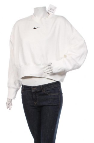 Дамска спортна блуза Nike, Размер XS, Цвят Бял, 80% памук, 20% полиестер, Цена 127,00 лв.