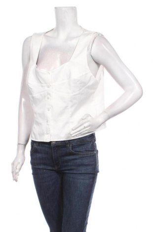 Γυναικείο γιλέκο Topshop, Μέγεθος XL, Χρώμα Λευκό, 96% πολυεστέρας, 4% ελαστάνη, Τιμή 19,79 €