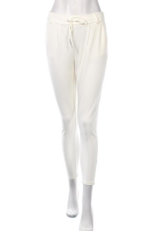 Дамски панталон ONLY, Размер S, Цвят Бял, 63% вискоза, 32% полиамид, 5% еластан, Цена 44,08 лв.