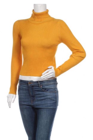 Дамски пуловер Love J, Размер M, Цвят Жълт, Цена 6,36 лв.